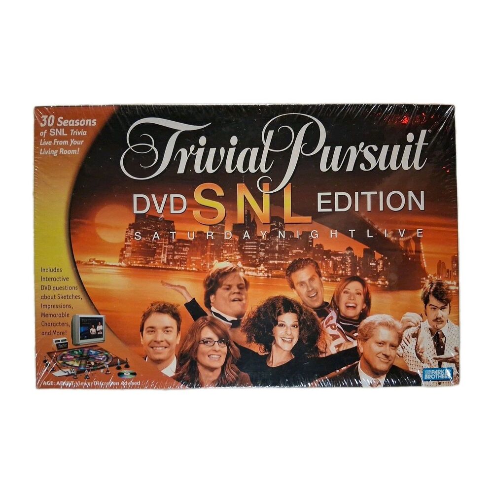 Trivial Pursuit SNL Saturday Night Live DVD Edition Board Game Parker Brothers